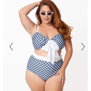 NWT Unique Vintage Swim Top